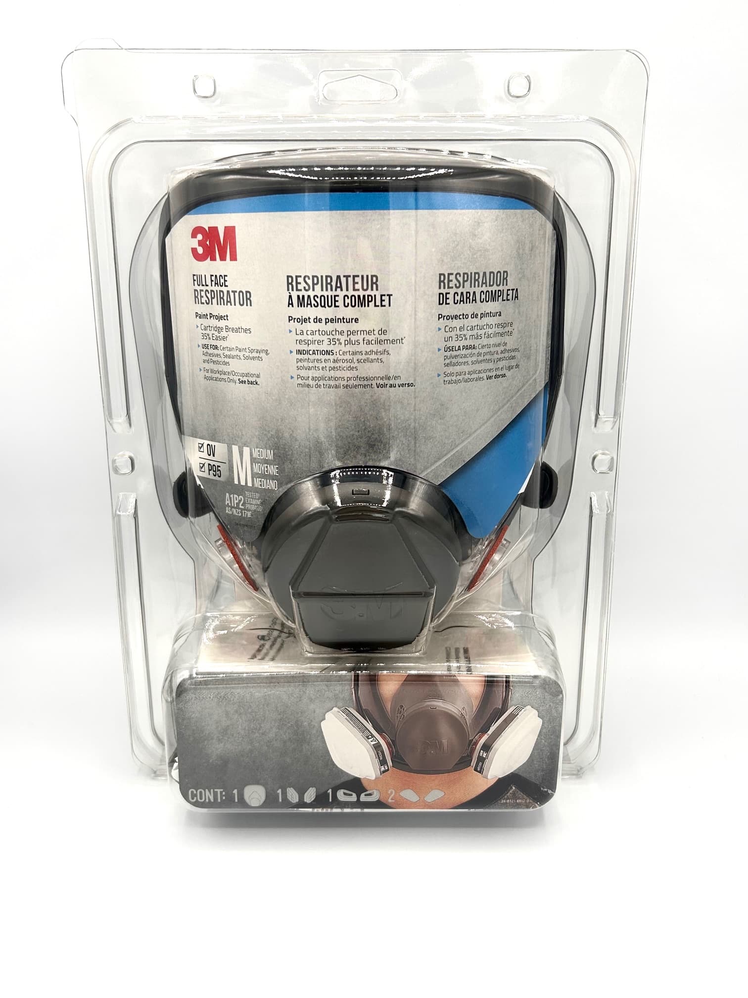 MEDIUM FULL FACE RESPIRATOR