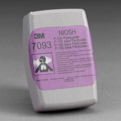 3M PARTICULATE FILTER 7093, P100