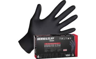 Derma-Tuff Powder-Free Exam Grade Nitrile - 6 mil - 100 Gloves per box
