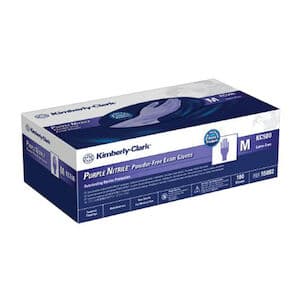 9.5" LARGE SAFESKIN PURPLE NITRILE GLOVE