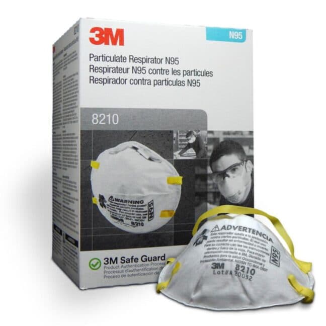3M PARTICULATE RESPIRATOR 8210, N95