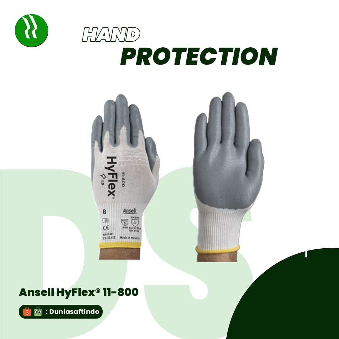 HYFLEX 11-800 WHT MULTIPURP ASSEMB GLV SZ9