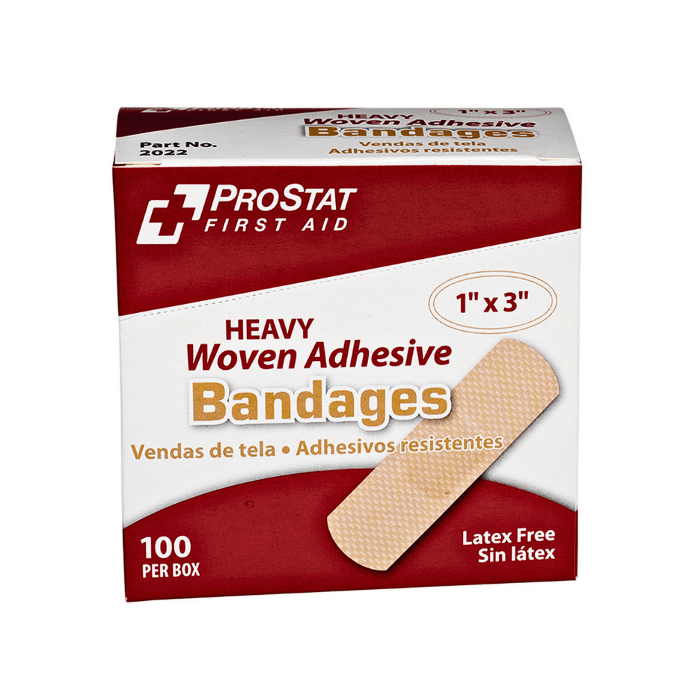 1"X3" HEAVY WOVEN FABRICBANDAGES