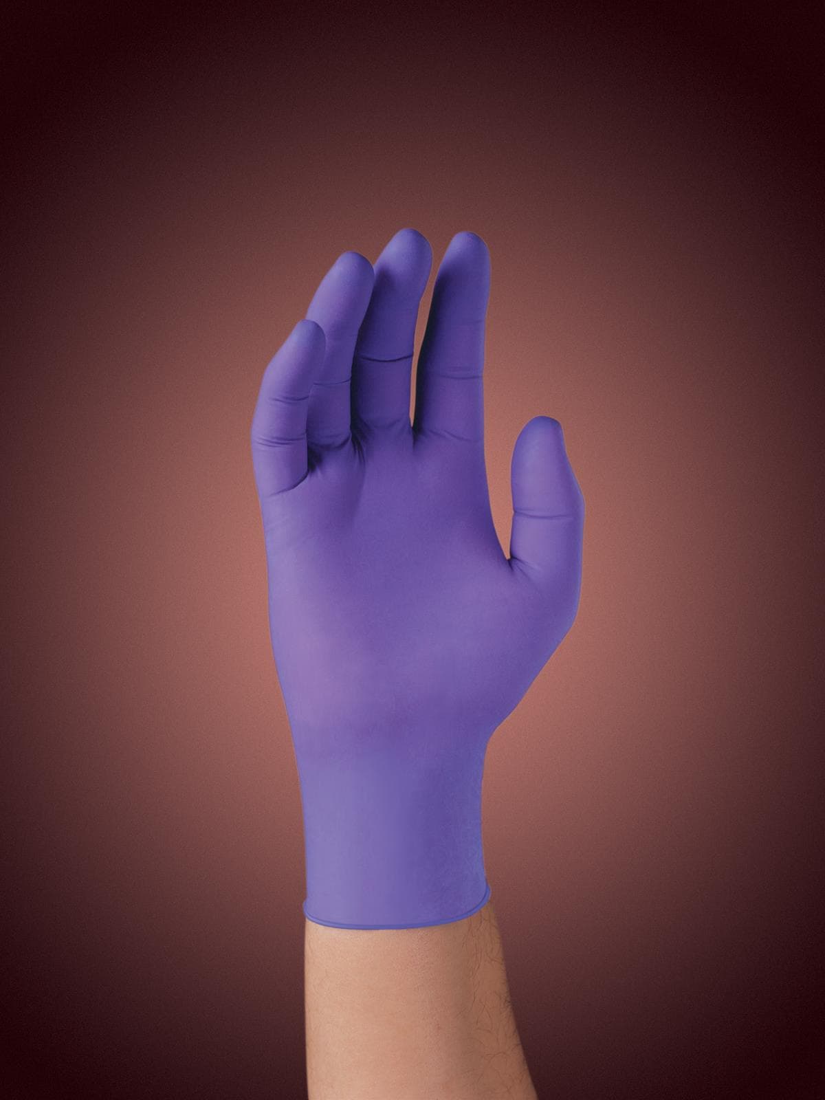 (BOX/100) PURPLE NITRILE EXAM GLOVES XS PF TEX
