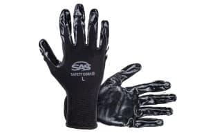 PawZ® Black Nylon Knit Shell Gloves - Nitrile Palm Coating - 2XLrg - Retail