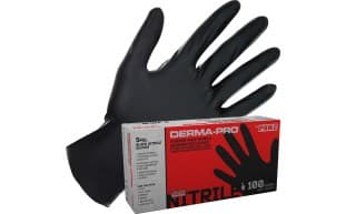 Derma Pro Powder-Free Exam Grade Nitrile Gloves - 2XLrg